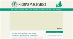 Desktop Screenshot of medinahparkdistrict.org